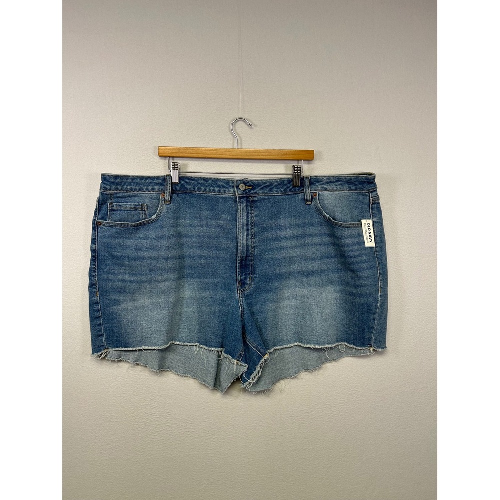 Summer Casual Old Navy Womens 28 NWT OG Straight High Rise Denim Cutoff Shorts